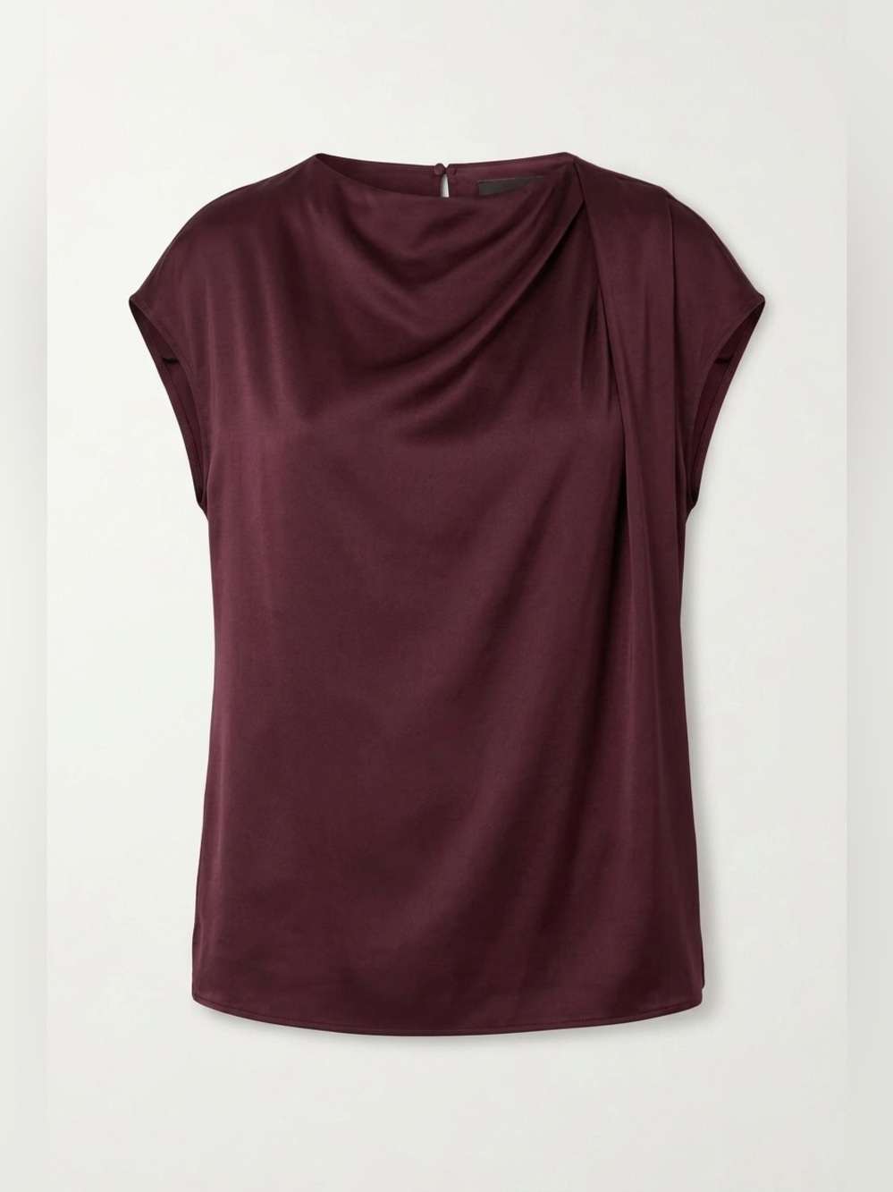 BANANA REPUBLIC Wine Draped Blouse
